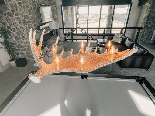 Forest Moose Antler Chandelier