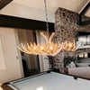 Forest Whitetail 12 Large Antler Table Chandelier