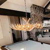 Forest Whitetail 12 Large Antler Table Chandelier