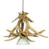 Forest Whitetail 3 Large Antler Pendant