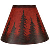 Red Forest Lamp Shade