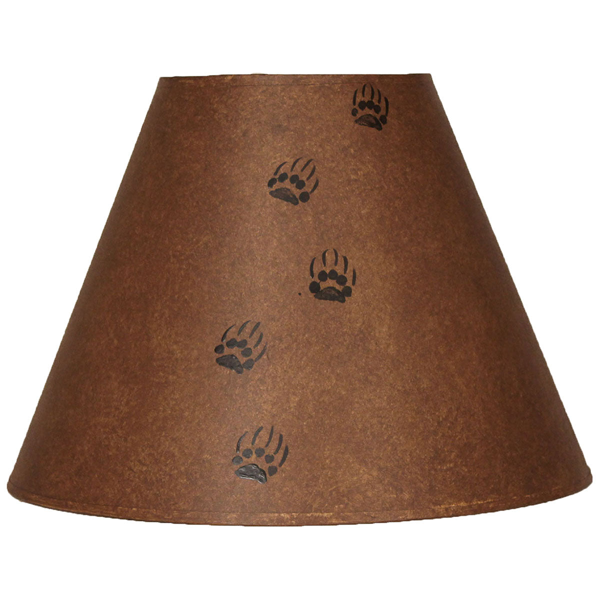 Bear Tracks Dark Brown Lamp Shade
