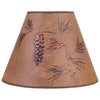 Crested Pinecone Lamp Shade