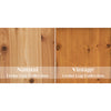 Cedar Log Bunk Bed - Twin/Full - Left Ladder