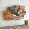 Eagle Carved Wood Wall Hanging