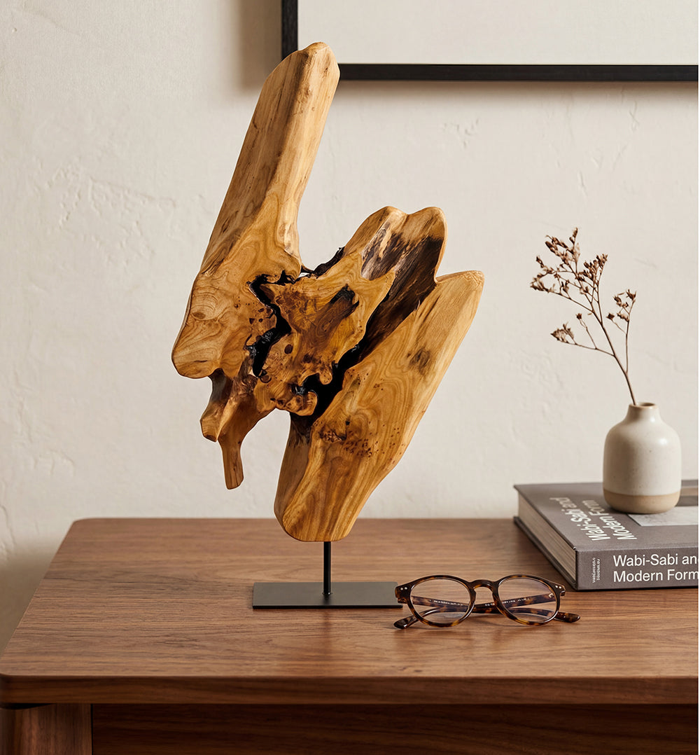 Fir Burl Wood Table Art