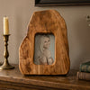 Burl Wood Picture Frame - 4 X 6