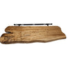 Cedar Burl Wood Wall Shelf - Large