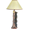 Three Black Bears Table Lamp - SALE