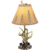 Antler & Pinecone Table Lamp - SALE