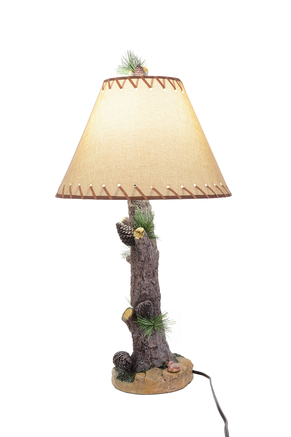 Woodlands Pinecone Lamp
