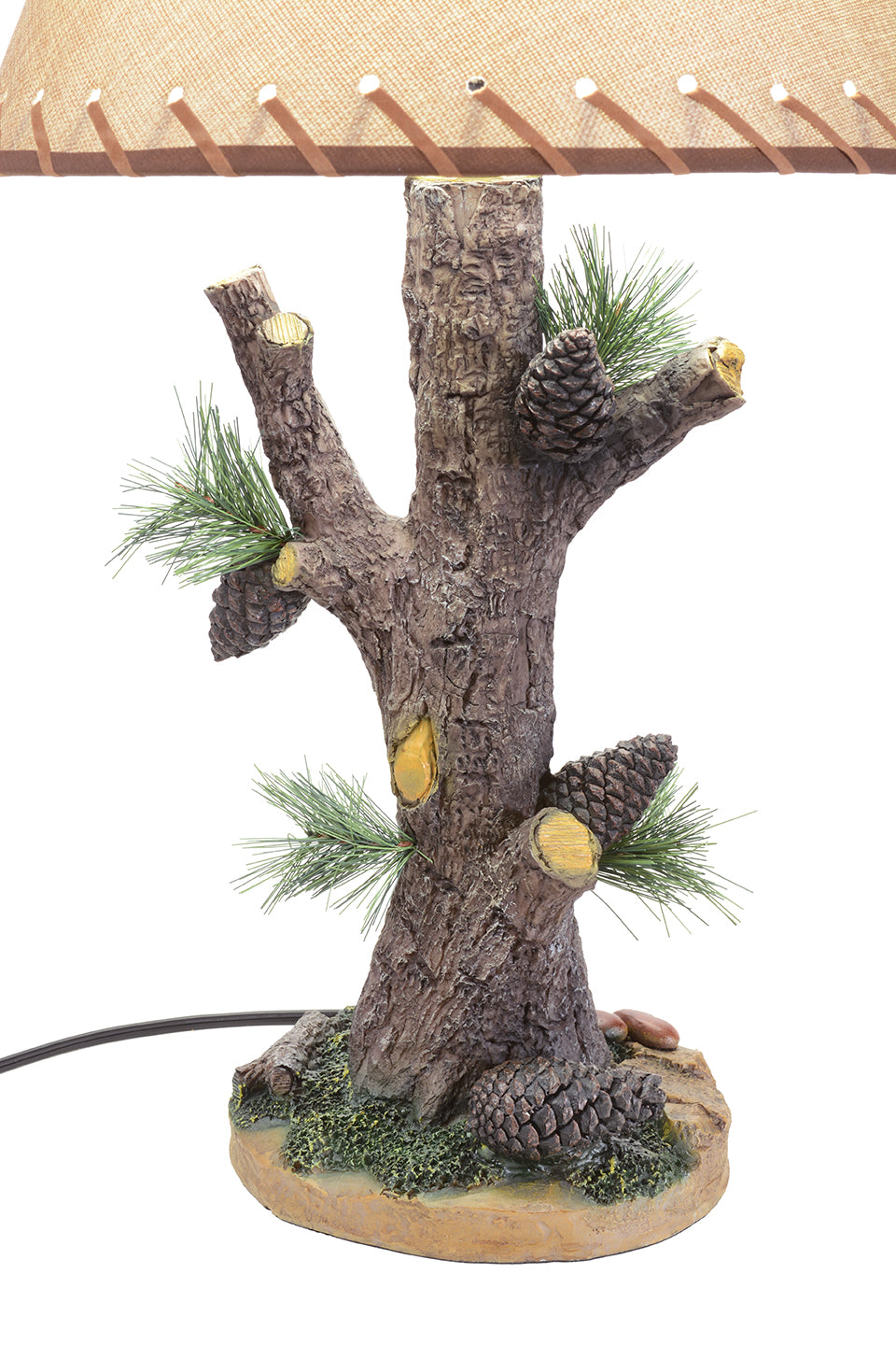 Woodlands Pinecone Lamp