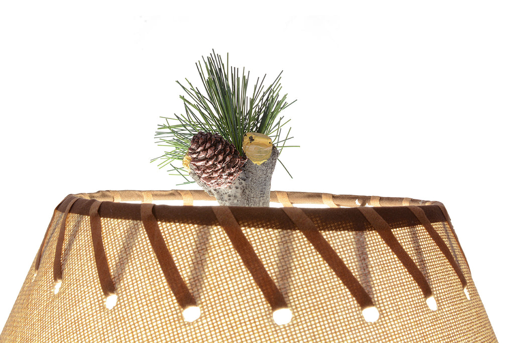 Woodlands Pinecone Lamp