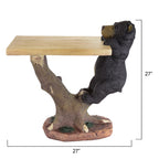 Black Bear Climbing Accent Table