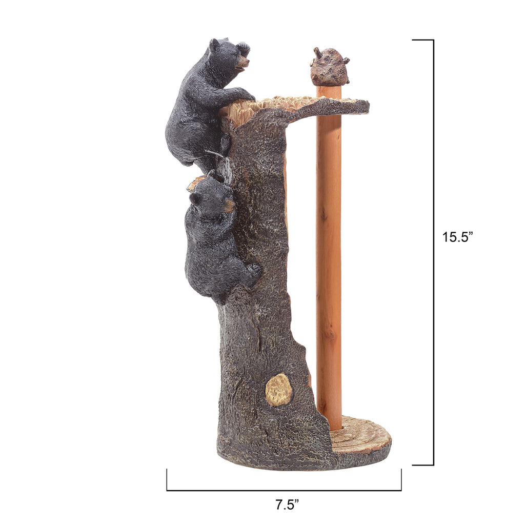 Bear Climbing Paper Towel Holder