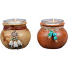 Southwest Pots Candle Holders - Set of 2