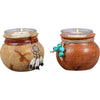 Southwest Pots Candle Holders - Set of 2