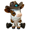 Happy Holstein Cow Figurine