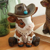 Happy Holstein Cow Figurine