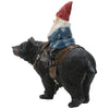 Gnome Rider Bear Figurine - SALE