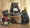 Black Bear Heart Figurine