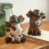 Happy Highland Cow Figurine