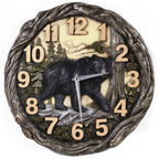 Bear Forest Wall Clock