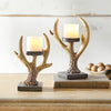 Antler Ridge Pillar Candle Holders - Set of 2