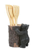 Climbing Black Bear Utensil Holder - SALE
