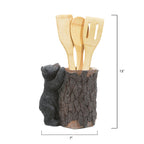 Climbing Black Bear Utensil Holder - SALE