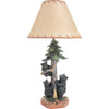 Black Bear Family Table Lamp