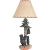Black Bear Family Table Lamp