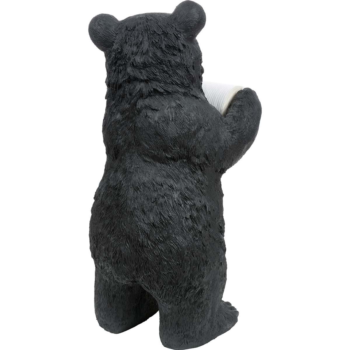 Black Bear & Cub Standing Toilet Paper Holder