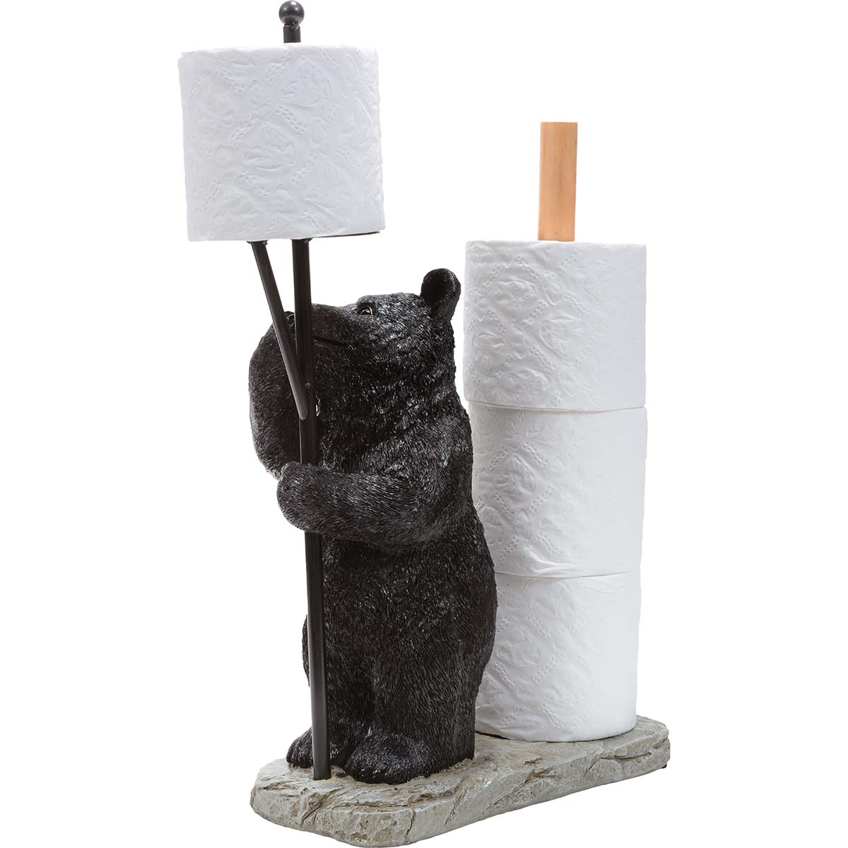 Bear Storage Toilet Paper Holder