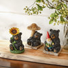 Whispering Bear & Mushroom Figurine