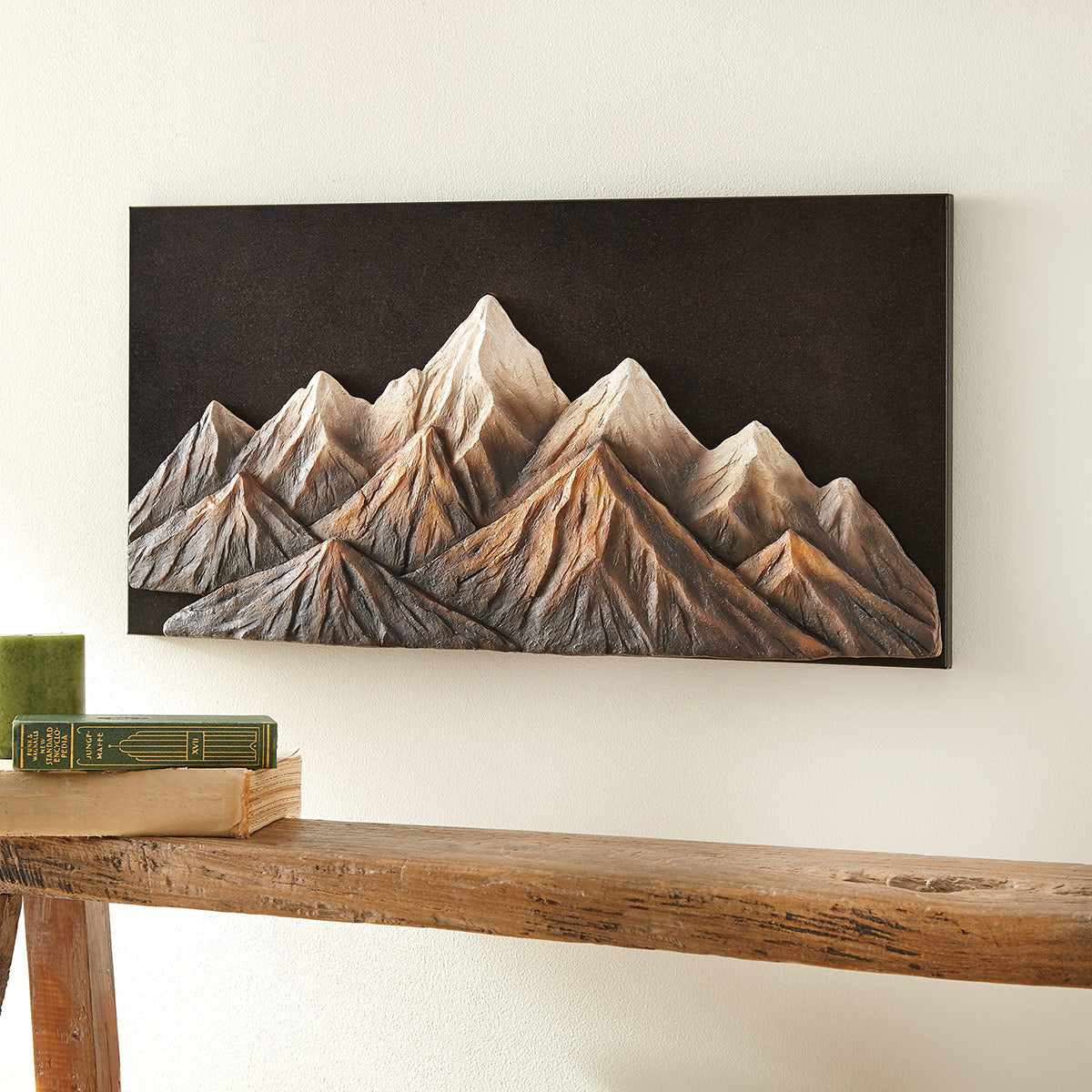 Midnight Mountains Metal Wall Art