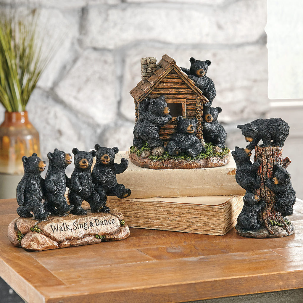 Forest Bears Dancing Sculpture