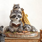 Never Ending Raccoon Story Figurine