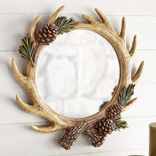 Pinecrest Antler Wall Mirror