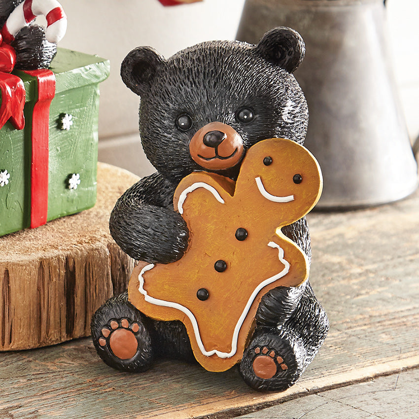 Bear & Gingerbread Figurine