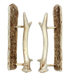 Metal Antler Door Pulls - Set of 2