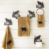 Rocky Ridge Bear Metal Towel Ring - SALE