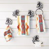 Floral Horse Metal Towel Bar