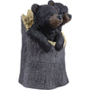 Black Bear Cubs Garden Statue