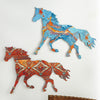 Tribal Spirit Horse Metal Wall Art - Medium