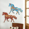 Painted Desert Turquoise Horse Wall Art - Large