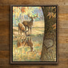 Deer Reflections Personalized Wall Art