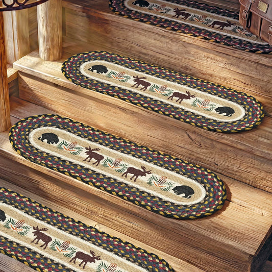 Moose & Bears Stair Treads - Set of 2