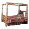 Canopy Log Bed - Queen