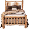 Spindle Log Bed - Twin